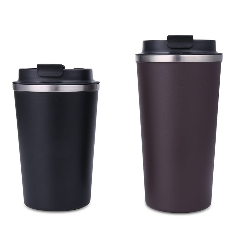 Edelstahl (18/8pro) Doppelwand isoliertes undtzahlfestes Kaffeetasse 350 ml 500 ml breit 250 ml ~ 500 ml Regen