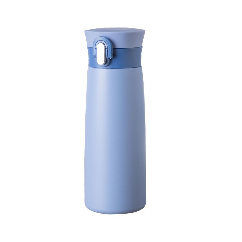 Stainless Steel (18/8Pro) Vacuum Insulated Stainless Steel Straw Water Bottle Wide 500ml ~ 1000ml Carnation