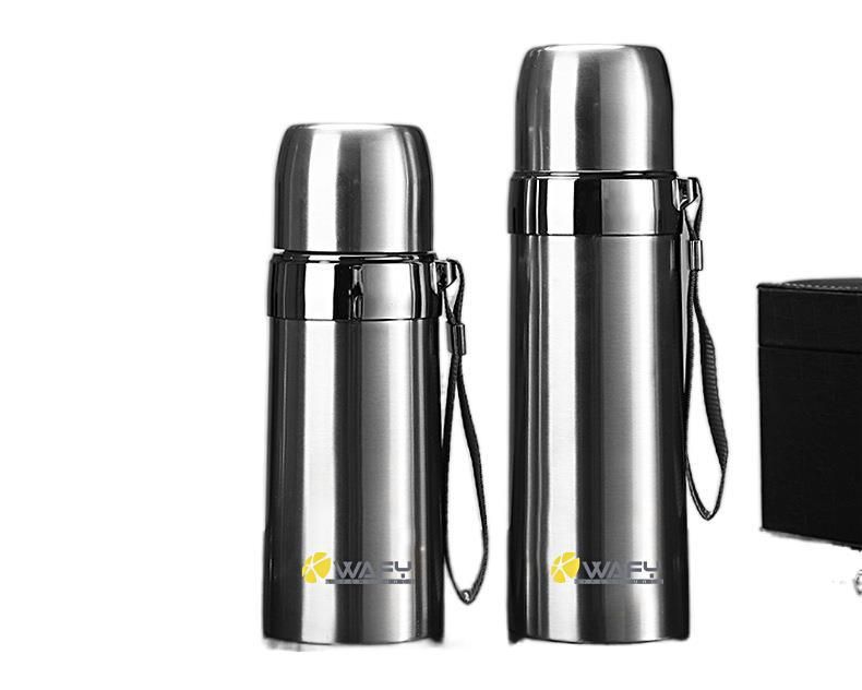 Stainless Steel (18/8Pro) Insulated Thermos Water Bottle Build in Lid flask Wide 500ml ~ 1000ml Laguna