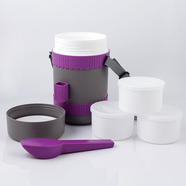 Outdoor Easy Carry Thermos Food Warmer Jar