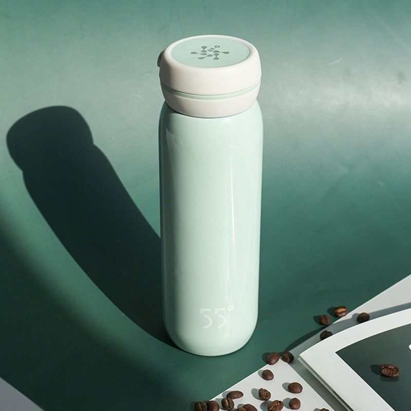 Stainless Steel (18/8Pro) UVC Self Cleaning thermos water bottle 430ml Medium 250ml ~500ml Custom-make