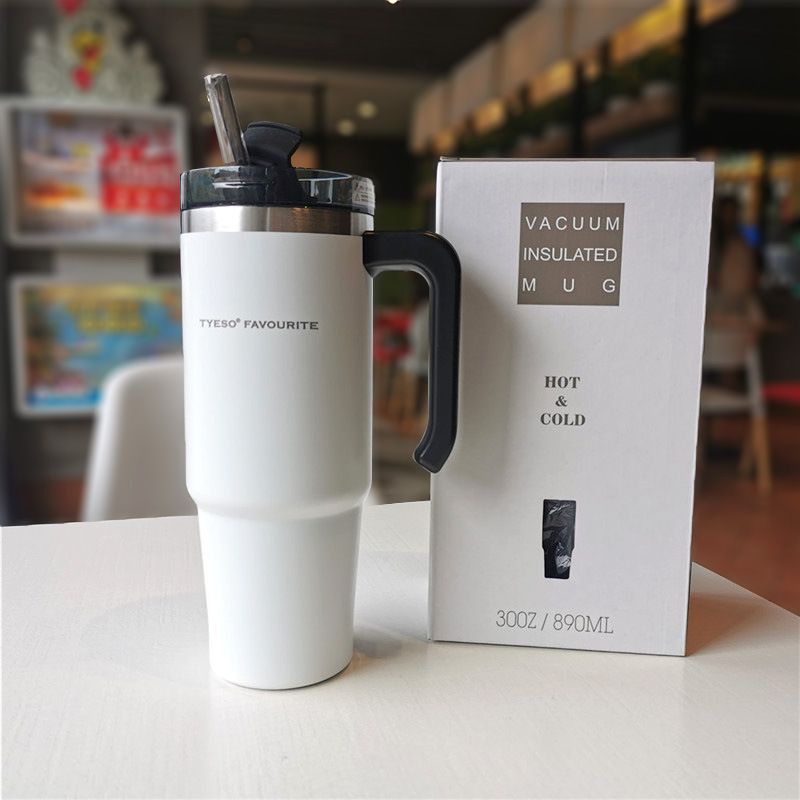 Edelstahl (18/8pro) Vakuum isoliert Edelstahl Becher mit Griff breiter 1000 ml ~ 2000 ml Ananas Ananas