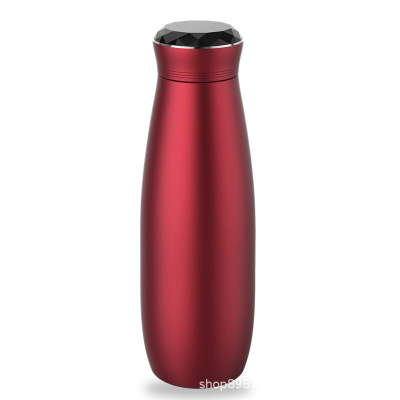Edelstahl (18/8pro) Smart Wasserflasche reines Wasser in 90 Sekunden 316 Edelstahl schmal 250 ml ~ 500 ml Stein