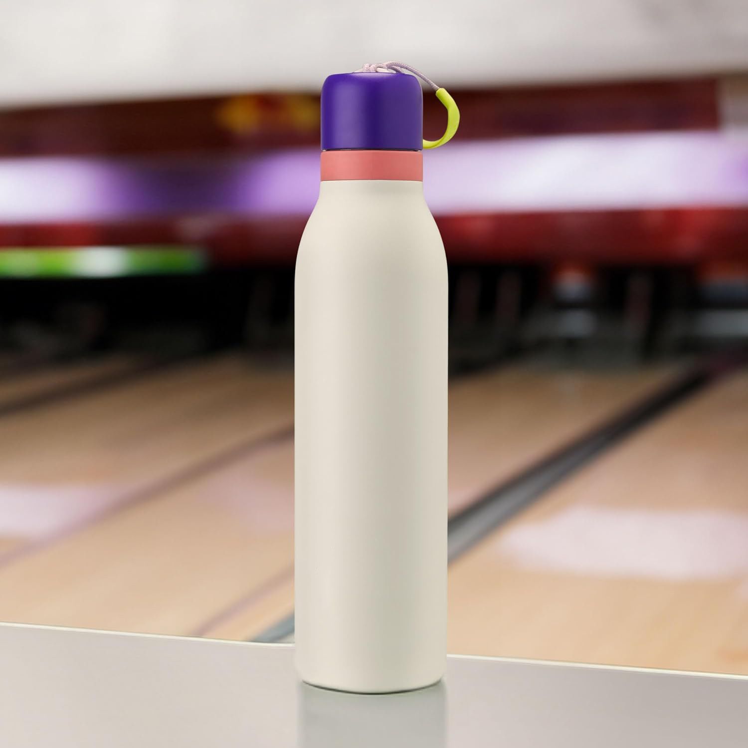 Maßgeschneiderte Hot&New isolierte tragbare Edelstahl-304-Flasche Wasserflasche 500 ml ~ 1000 ml Lila