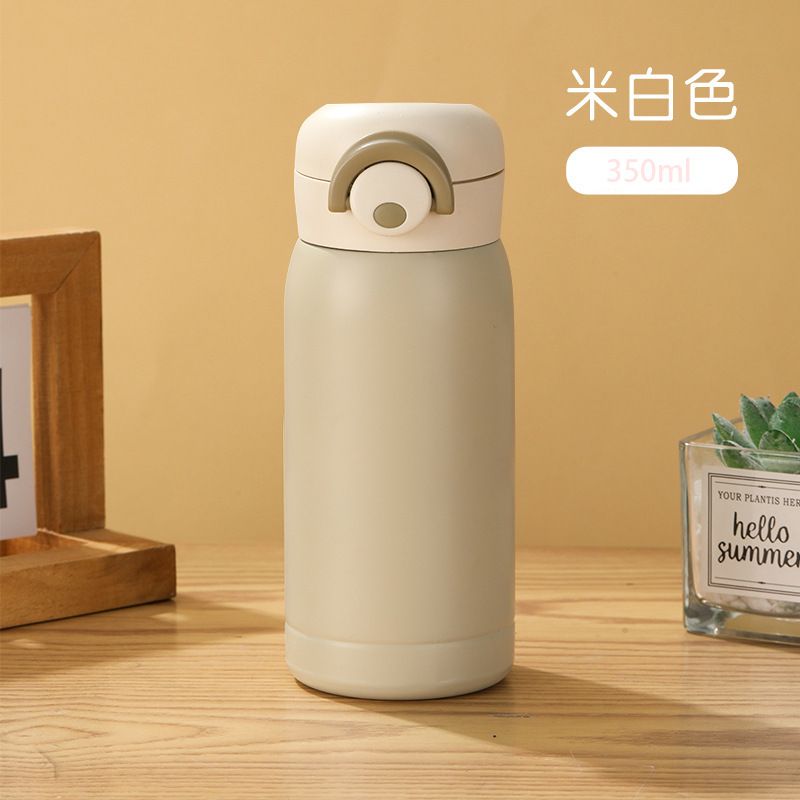 Stainless Steel (18/8Pro) Portable push button vacuum insulated Wide 250ml ~500ml Stone