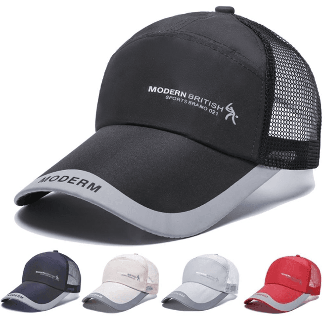 Baumwollnetz Baumwoll Großhandel Baseballkappen für Sommer im Freien Fischerei Custom Logo Clementine