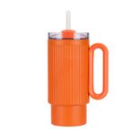 Edelstahl (18/8pro) 40 Unzen Retro -Früchte Farben Becher mit Strohbreite 1000 ml ~ 2000 ml Stein