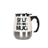 Edelstahl (18/8pro) Selbstauto Rührkaffeetasse breit 250 ml ~ 500 ml Olive