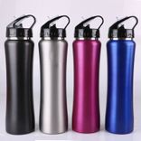 Edelstahl (18/8pro) Wasserflasche wiederverwendbare Reiseflaschen mit Deckel für Fitnesssport -Camping -Wanderungen breit 500 ml ~ 1000 ml Alpine Alpine