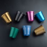 Stainless Steel (18/8Pro) Double Wall Stainless Steel wine tumbler Wide Up to 250ml Steel