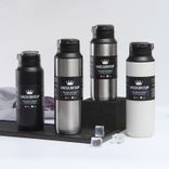 Edelstahl (18/8pro) 2024 Neuankömmlinge große Kapazitätswasserflasche breit 250 ml ~ 500 ml Schnapper
