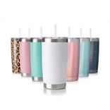 Edelstahl (18/8pro) Intelled Kaffeetasse Tumbler 20oz 30oz breit 500 ml ~ 1000 ml Stein