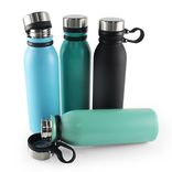 Edelstahl (18/8pro) Leckdosensportflasche 550 ml 600 ml 750 ml Medium 500 ml ~ 1000 ml Stein