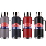 Stainless Steel (18/8Pro) Hiking Camping Travel Water Bottle For Hot Cold Drinks Wide 1000ml ~ 2000ml Cobalt
