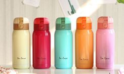 Small capacity student thermal water bottle