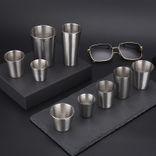 Edelstahl (18/8pro) Südkorea -Stil kleiner Wein Pint Cup weit bis zu 250 ml Laguna