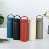 Edelstahl (18/8pro) Büro Edelstahl Kaltwasserflasche breit 500 ml ~ 1000 ml Stein