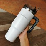 Edelstahl (18/8pro) Vakuum isoliert Edelstahl Becher mit Griff breiter 1000 ml ~ 2000 ml Ananas Ananas