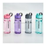  plastic water sport bottle with straw lid & filter