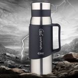 Edelstahl (18/8pro) Große Vakuumisumierte breite Mundflasche breit 2000 ml & über Custom-Make