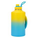 Edelstahl (18/8pro) 74 Unzen über Größe Edelstahl Lagerglaswasserflasche für Camping im Freien 2000 ml & über Alpine