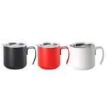 Edelstahl (18/8pro) 350 ml Rucksack Wanderweg Kaffeetasse Breite 250 ml ~ 500 ml Stahl