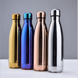 Edelstahl (18/8pro) Klassiker Cola Instauged Water Flasche schmal 500 ml ~ 1000 ml Schnapper