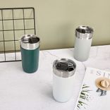 Edelstahl (18/8pro) Neuankömmlinge Outdoor -Kaffee Tumbler 500 ml breit 250 ml ~ 500 ml Schwarz