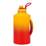 Edelstahl (18/8pro) 74 Unzen über Größe Edelstahl Lagerglaswasserflasche für Camping im Freien 2000 ml & über Alpine