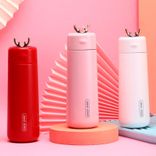 Edelstahl (18/8pro) Neuankömmling Weihnachten Smart Water Flasche schmal 500 ml ~ 1000 ml Regen