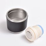 Edelstahl (18/8pro) Kaffeefahrt Becher Vakuum Isoliert Wärmewasserflasche breit 250 ml ~ 500 ml Weiß