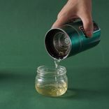 Stainless Steel (18/8Pro) Tea Infuser Water Bottle with Double Walled stainless steel Wide 500ml ~ 1000ml Stone