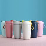 Edelstahl (18/8Pro) Thermoserias -Reisebecher mit abnehmbarem Tee -Infusersieb breit 500 ml ~ 1000 ml Olive