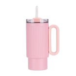 Edelstahl (18/8pro) 40 Unzen Retro -Früchte Farben Becher mit Strohbreite 1000 ml ~ 2000 ml Stein