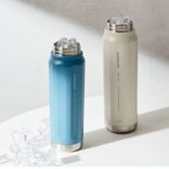 Edelstahl (18/8pro) wiederverwendbares breites Mund Vakuum isoliertes Wasserflaschen Populärer Stil 2024 breit 1000 ml ~ 2000 ml Regen