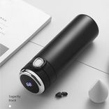 Edelstahl (18/8pro) Vakuum isoliertes Flaschen intelligent mit LED -Temperatur -Anzeige breit 500 ml ~ 1000 ml Olive