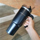 Edelstahl (18/8pro) Vakuum isoliert Edelstahl Becher mit Griff breiter 1000 ml ~ 2000 ml Ananas Ananas