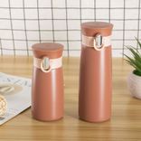 Stainless Steel (18/8Pro) Vacuum Insulated Stainless Steel Straw Water Bottle Wide 500ml ~ 1000ml Carnation
