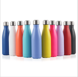 Edelstahl (18/8pro) Klassiker Cola Instauged Water Flasche schmal 500 ml ~ 1000 ml Schnapper