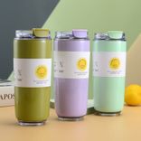 Edelstahl (18/8pro) Neuankömmling Edelstahl Kaffeetasse Becher 480 ml breit 500 ml ~ 1000 ml Ananas