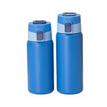 Edelstahl (18/8pro) Ein Touch Spout Deckeldeckel Wasserflasche 500 ml ~ 1000 ml Olive