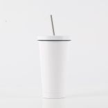 Stainless Steel (18/8Pro) stainless steel travel mug with straw Wide 500ml ~ 1000ml Steel