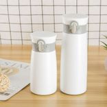 Stainless Steel (18/8Pro) Vacuum Insulated Stainless Steel Straw Water Bottle Wide 500ml ~ 1000ml Carnation
