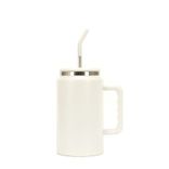 Stainless Steel (18/8Pro) 50oz stainless steel water tumbler mug outdoor with straw Wide 1000ml ~ 2000ml Steel