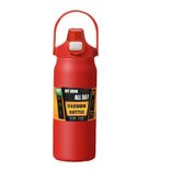 Edelstahl (18/8pro) 2024 Neue Sportwasserflasche Thermosflasche breit 1000 ml ~ 2000 ml Schwarz