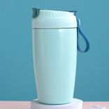 Edelstahl (18/8Pro) Thermoserias -Reisebecher mit abnehmbarem Tee -Infusersieb breit 500 ml ~ 1000 ml Olive