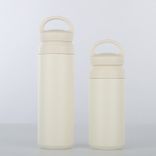 Edelstahl (18/8pro) Büro Edelstahl Kaltwasserflasche breit 500 ml ~ 1000 ml Stein