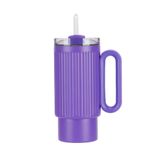 Edelstahl (18/8pro) 40 Unzen Retro -Früchte Farben Becher mit Strohbreite 1000 ml ~ 2000 ml Stein