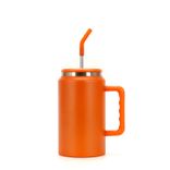 Stainless Steel (18/8Pro) 50oz stainless steel water tumbler mug outdoor with straw Wide 1000ml ~ 2000ml Steel