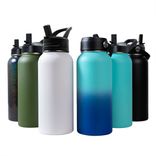 Stainless Steel (18/8Pro) Double wall stainless steel sports water bottle high capacity Wide 1000ml ~ 2000ml Stone